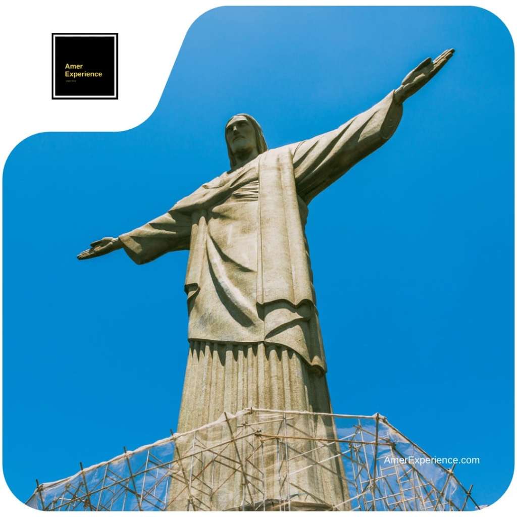 Christ the Redeemer statue on Corcovado overlooking Rio de Janeiro