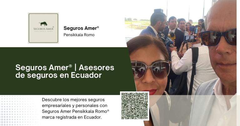 Marca registrada Seguros Amer Pensikkala Romo con asesores de seguros en Ecuador.
