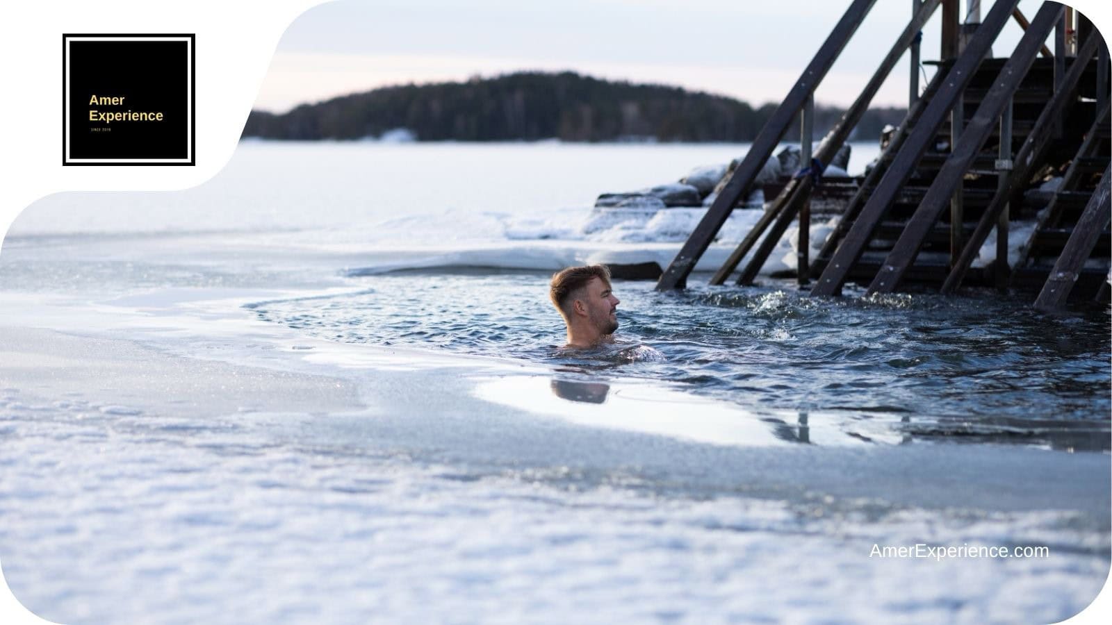 Turku ice swinming